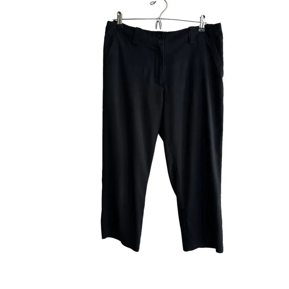 Nike Golf Cropped Ankle Wide Straight Leg DriFIT Pants Size 8